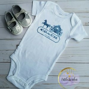 COACH bodysuit for baby girl